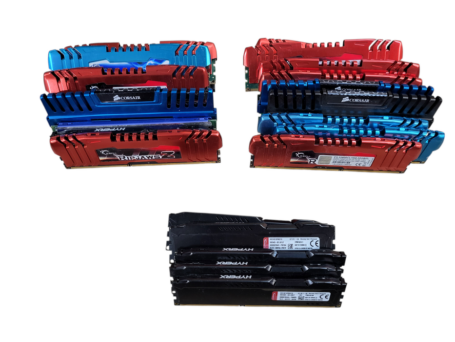 Lot of 25x Assorted brands 8GB DDR3/PC3 Gaming RAM