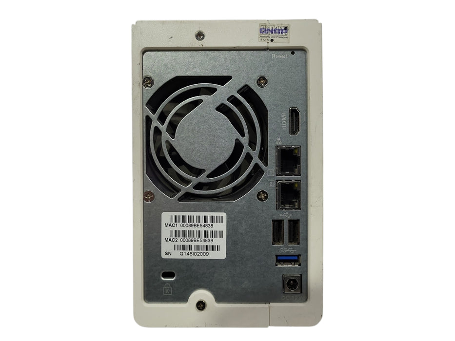 QNAP TS-251 TurboNAS 2-Bay NAS w/ 2x 1TB HDDs, No AC Adapter