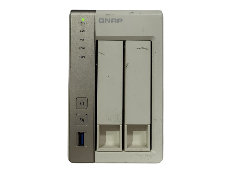 QNAP TS-251 TurboNAS 2-Bay NAS w/ 2x 1TB HDDs, No AC Adapter
