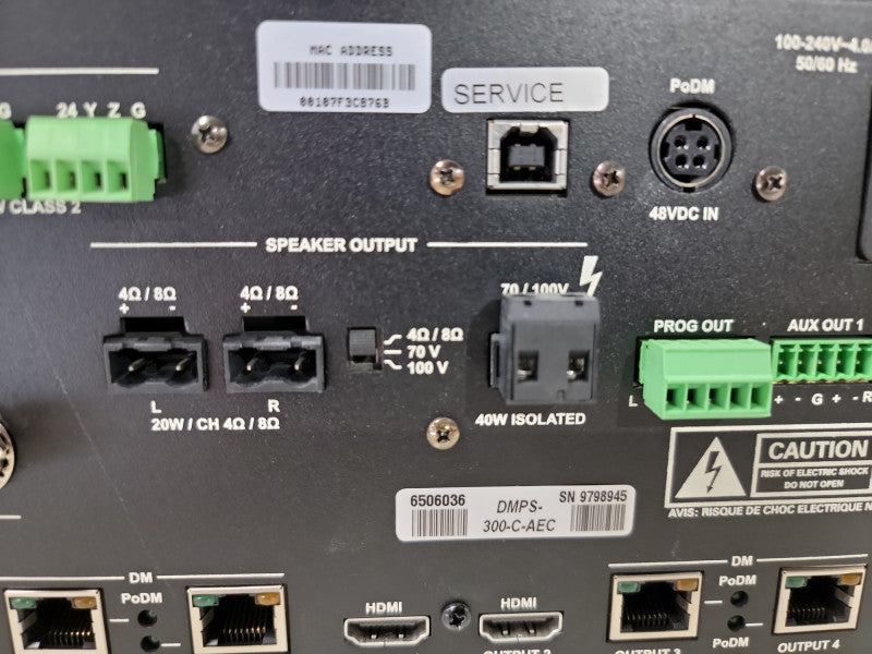 Crestron DMPS-300-C Digital Media Presentation System