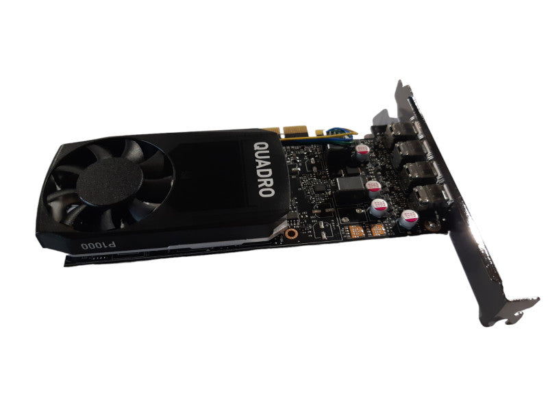 NVIDIA Quadro P1000 Height Graphics Card + mini Display/Port to VGA Adaptor Q