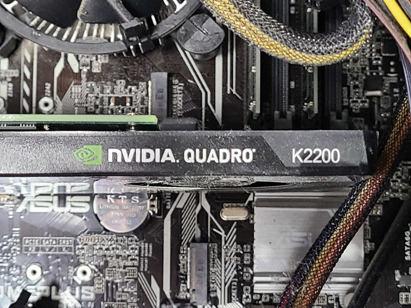Custom PC/ASUS PRIME H270M-PLUS, i7-7700 3.60GHz, 16GB DDR4, 256GB NVMe, Quadro K2200