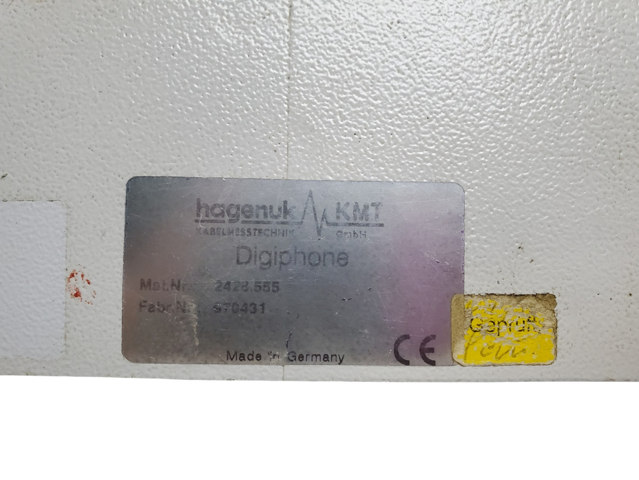 Hagenuk KMT Digiphone - Underground Cable Fault Locator *READ*