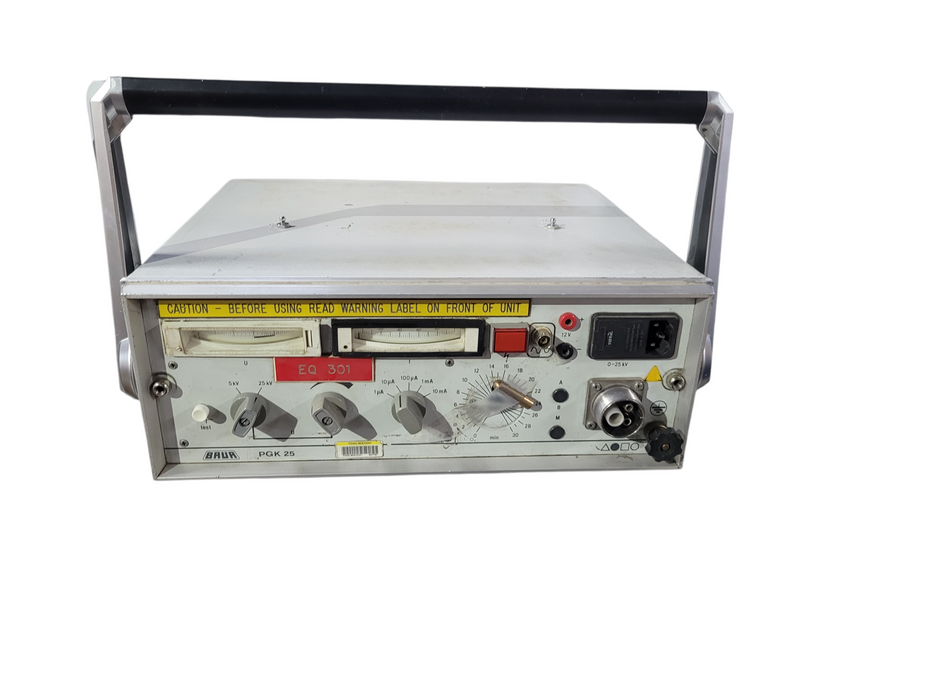 BAUR PGK 25 25kV DC High Voltage Cable Tester – For Parts or Repair – No Power