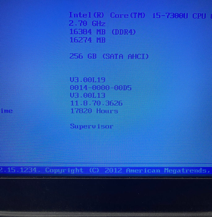 Panasonic ToughBook CF-54 i5-7300U 16GB RAM 256GB SSD 17820Hrs. READ!