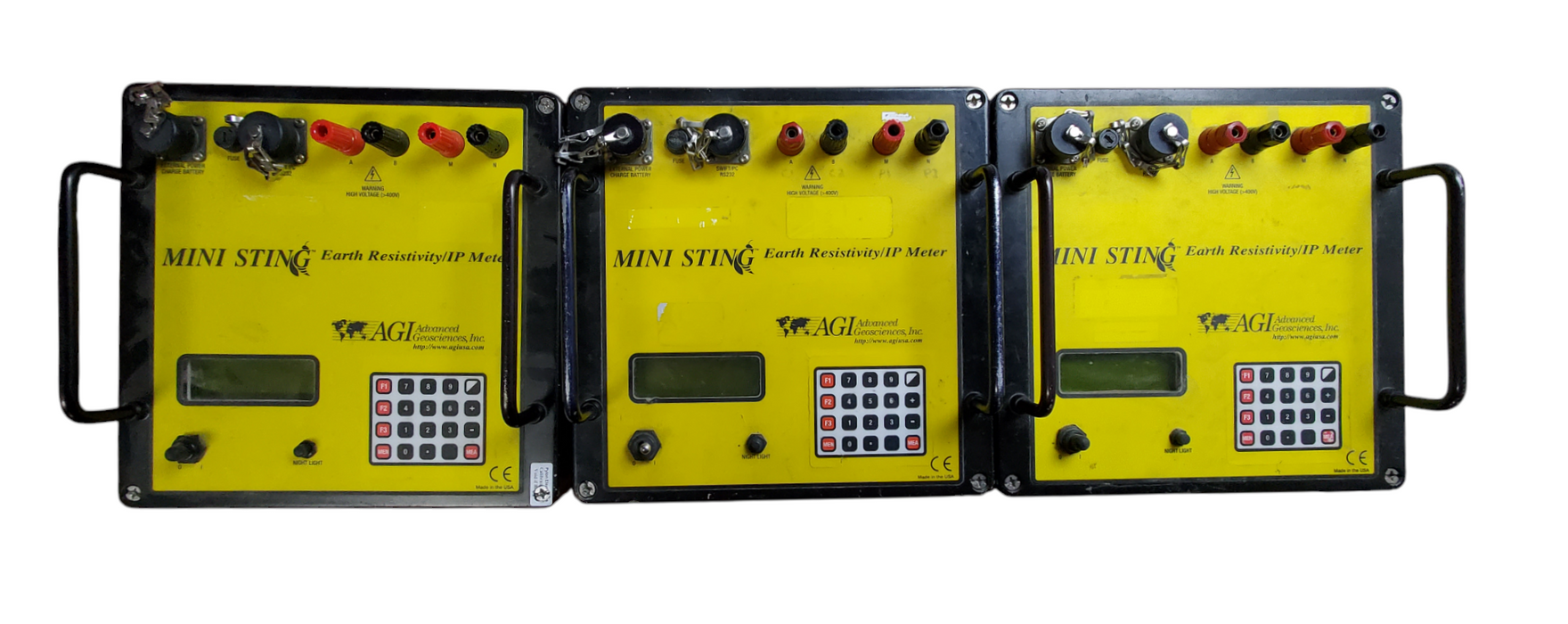 Lot 3x Mini Sting Earth Resistivity/IP Meter *READ*