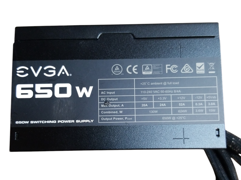 EVGA 650 - 650W, NON-Modular Switching Power Supply