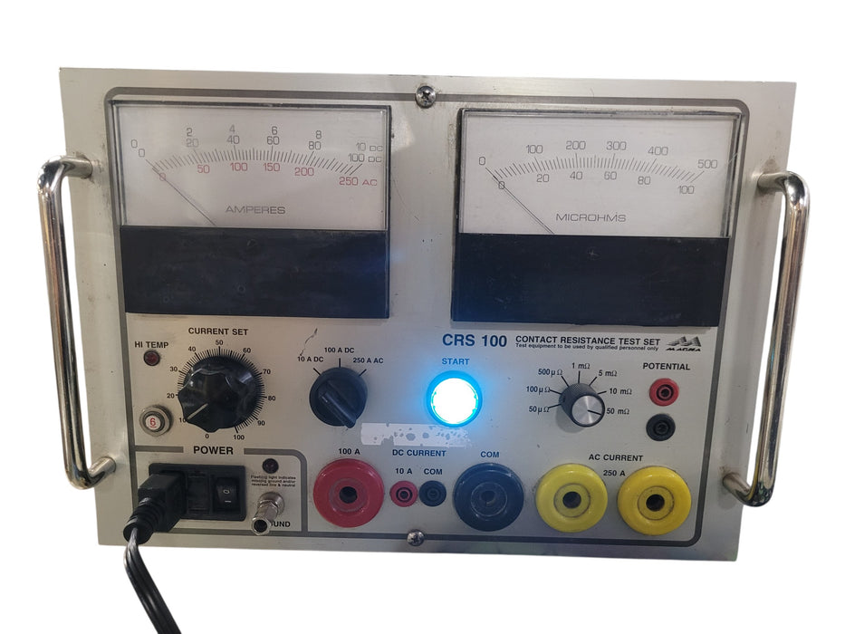 MAGNA CRS-100 Contact Resistance Test Set - High Current Micro Ohmmeter
