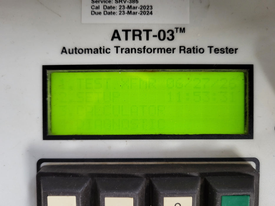 ATRT-03 3-Phase Transformer Turns Ratio TTR Tester, READ