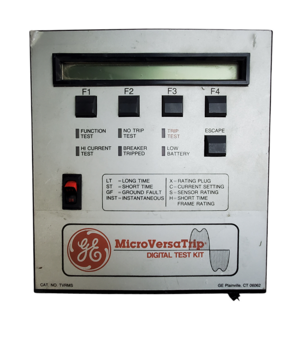 GE Micro VersaTrip Digital Test Kit - TVRMS *READ*