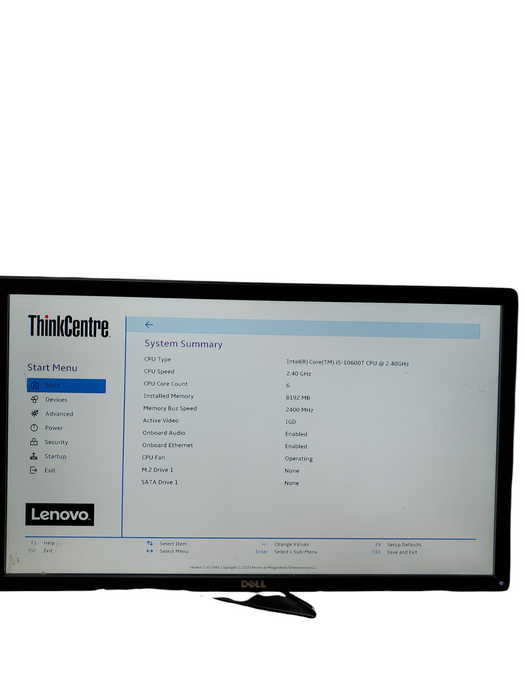 Lenovo ThinkCentre M70q Core i5-10600T 2.40 GHz 8GB DDR4 NO-HDD/SSD