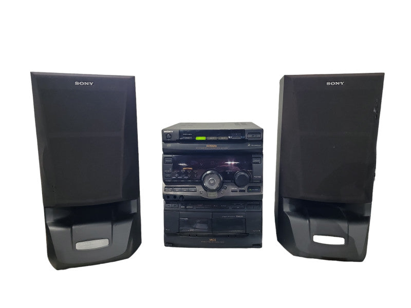 Vintage SONY HCD-RX100av HIFI MINI SYSTEM | Pair of SS-D8900V Speakers  8 OMS
