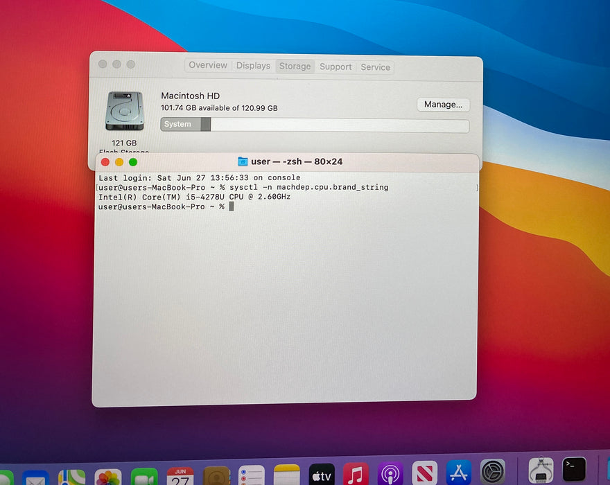 Apple MacBook Pro Retina 13" 2014 i5-4278U 8GB RAM 128GB SSD