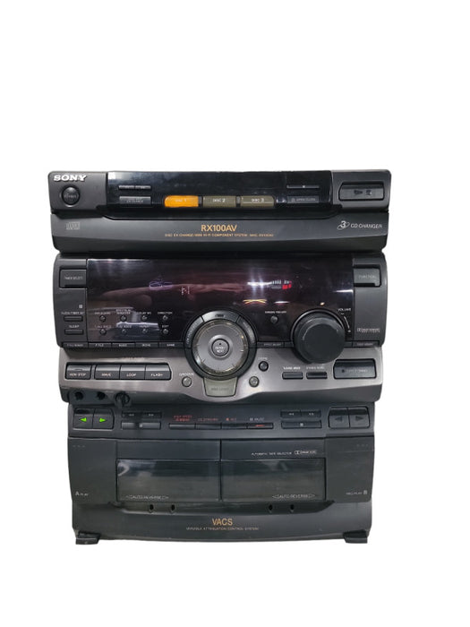 Vintage SONY HCD-RX100av HIFI MINI SYSTEM | Pair of SS-D8900V Speakers  8 OMS