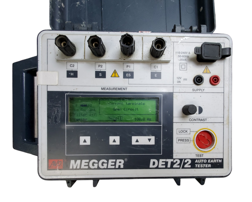 Megger DET2/2 Auto Earth Tester *READ*