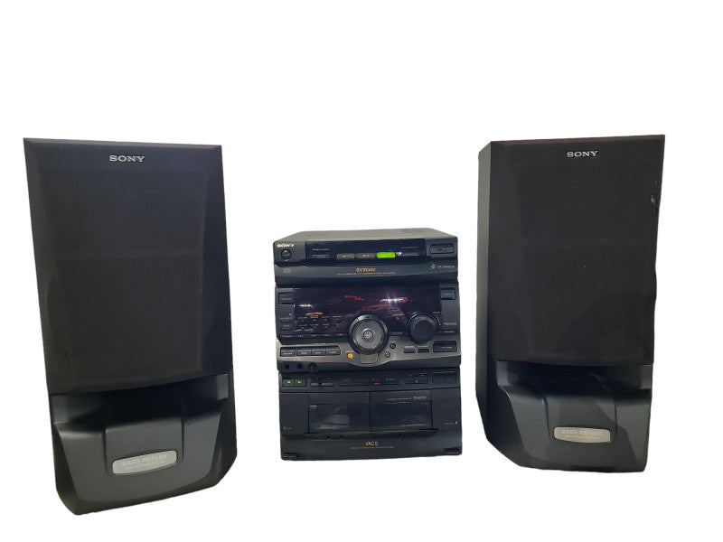 Vintage SONY HCD-RX100av HIFI MINI SYSTEM | Pair of SS-D8900V Speakers  8 OMS