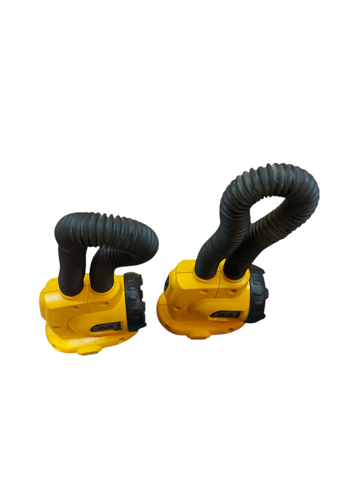 Lot 2x DeWalt DW919 18V Flexible Neck Rechargeable Work Light Yellow Type 1