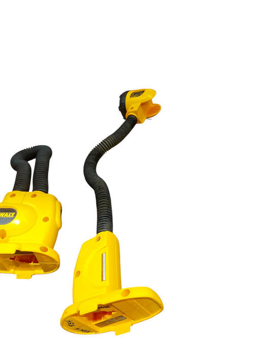 Lot 2x DeWalt DW919 18V Flexible Neck Rechargeable Work Light Yellow Type 1