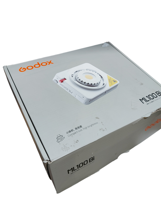 US Godox ML100Bi 120W Portable COB LED Video Light 2800K-6500K Pocket Fill Light