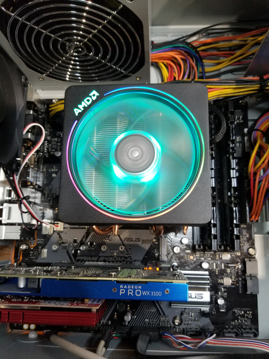 Custom Pc w/ Asus B450M-A AMD Ryzen 7 3700X CPU 16GB RAM No HDD