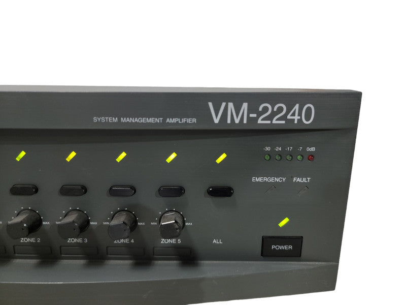 Vintage VM-2240 TOA Electronics Amplifier System Management High Performance
