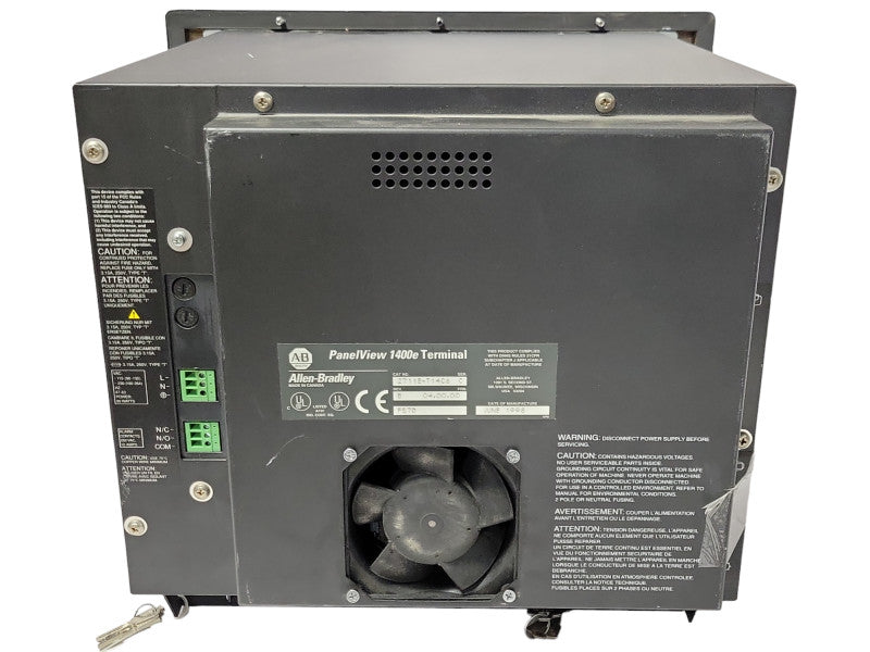 Allen Bradley PanelView 1400e trminal 2711E-T14C6, READ _