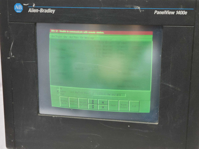 Allen Bradley PanelView 1400e trminal 2711E-T14C6, READ _
