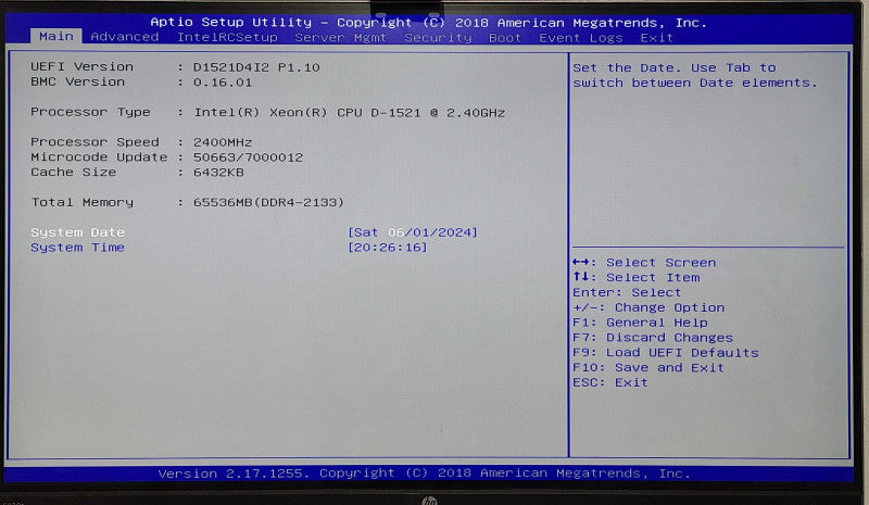 Datto S3B2000 4 Bay 3.5\\" NAS Intel Xeon D-1521 2.4GHz, 64GB DDR4, No HDD