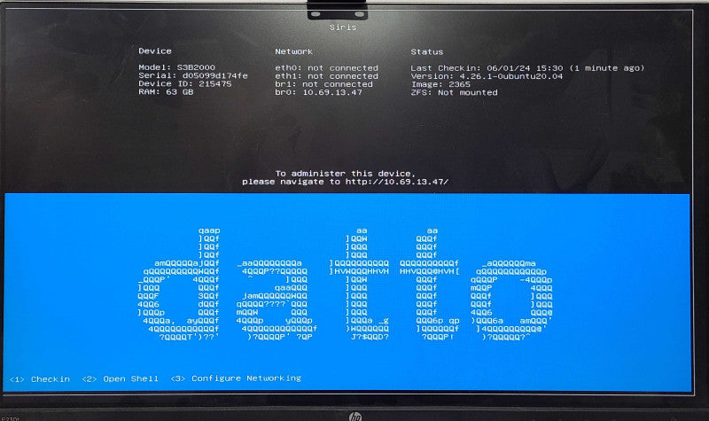 Datto S3B2000 4 Bay 3.5\\" NAS Intel Xeon D-1521 2.4GHz, 64GB DDR4, No HDD