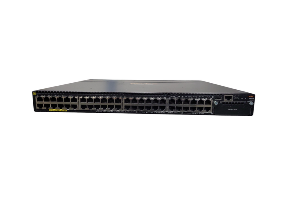 HPE Aruba 3810M JL074A, 48-Port Gigabit PoE+ 1-Slot Switch, 2x PSU