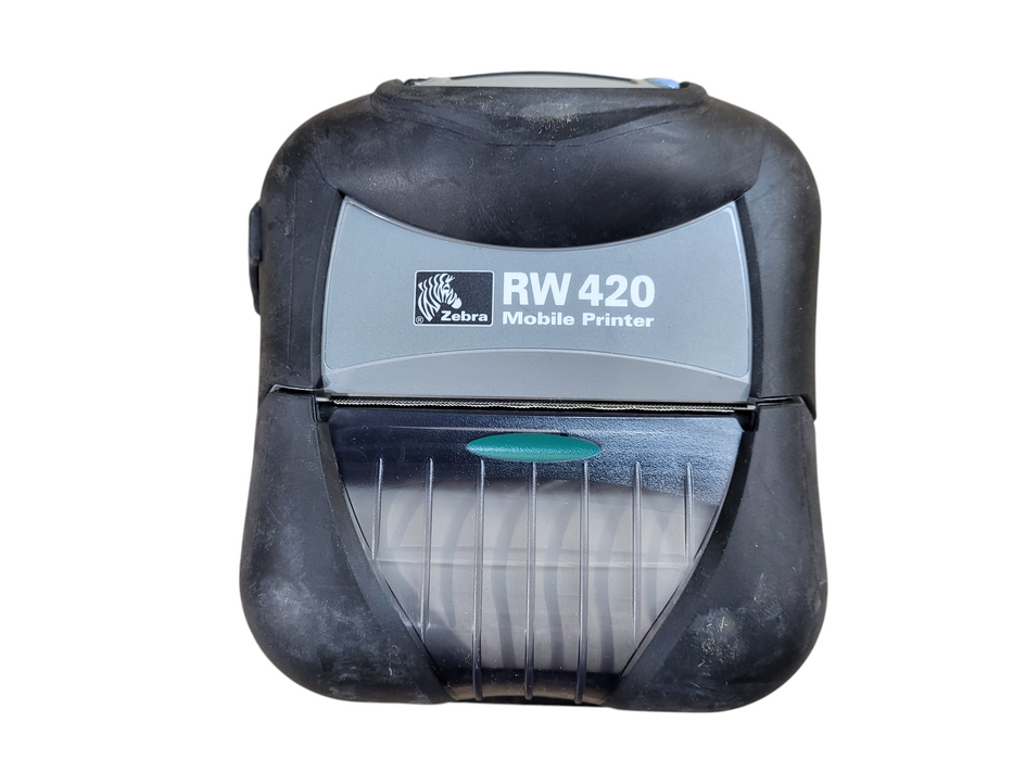 Zebra RW420 Mobile Printer with Bluetooth Radio P/N: R4D-0UBA000N-00 No AC
