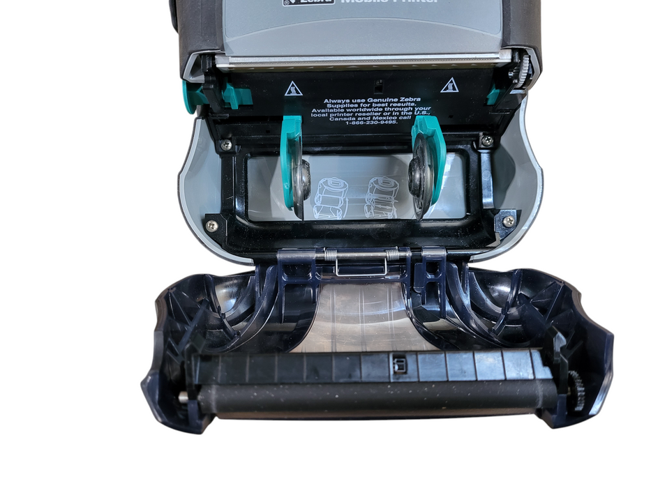 Zebra RW420 Mobile Printer with Bluetooth Radio P/N: R4D-0UBA000N-00 No AC