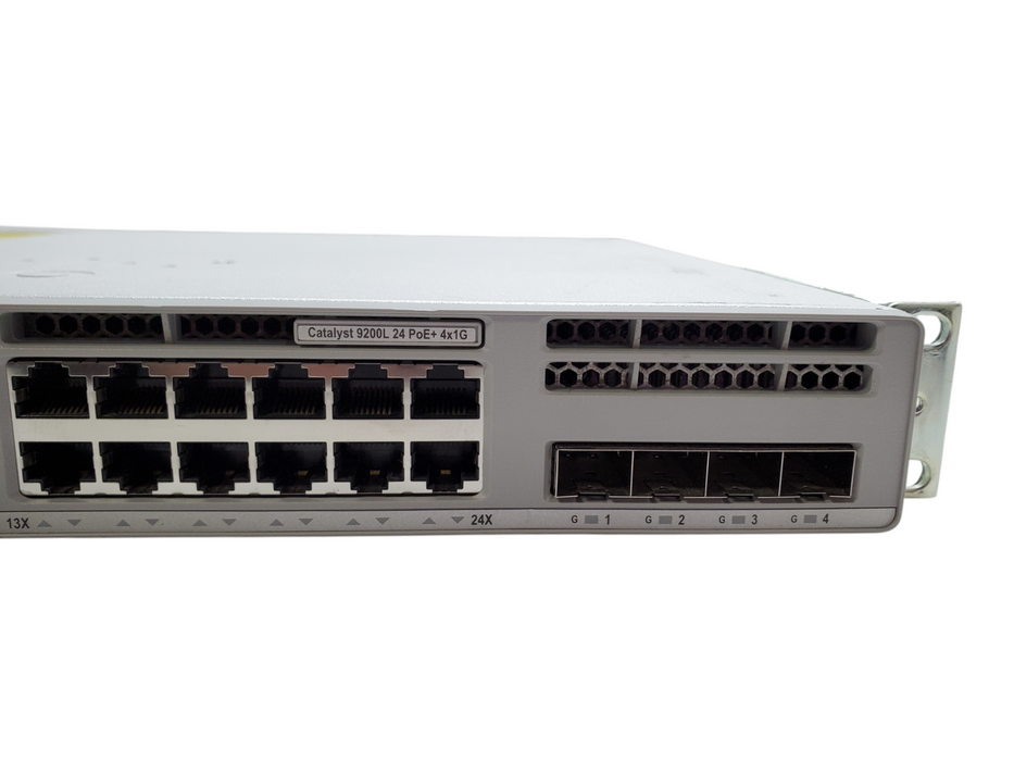 Cisco C9200L-24P-4G-E PoE+ 24-Port 4x1G Ethernet Network Switch w/ 1x 600W PSU