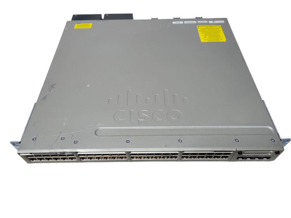 Cisco WS-C3850-48U-E 48 Ethernet UPOE ports 2x 1100W PSU w/ C3850-NM-4-10G