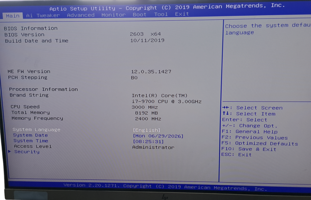 Custom PC | Intel i7-9700 @ 3.00GHz | 8GB DDR4 | 650W PSU | NO HDD/GPU/OS READ