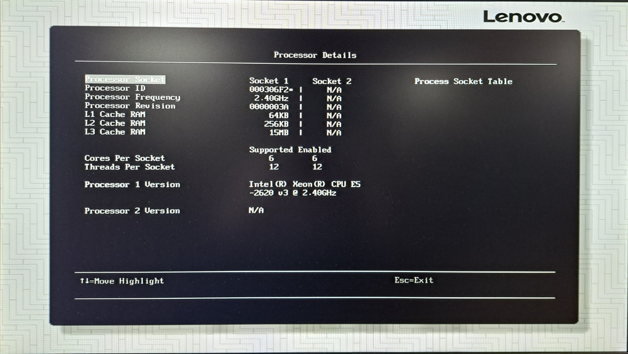 Lenovo X3650 M5 8x 2.5" 2U | 1x Xeon E5-2620 v3 @2.40GHz, 16GB DDR4, M1215 RAID