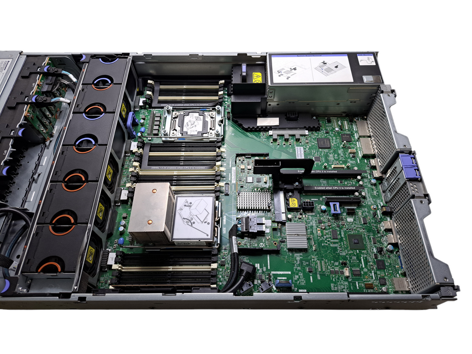 Lenovo X3650 M5 8x 2.5" 2U | 1x Xeon E5-2620 v3 @2.40GHz, 16GB DDR4, M1215 RAID