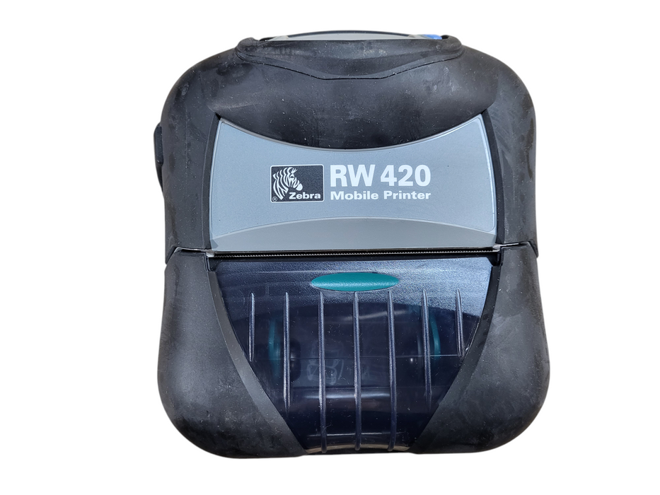 Zebra RW420 Mobile Printer w/ Bluetooth Radio P/N: R4D-0UBA000N-00 No AC/Battery