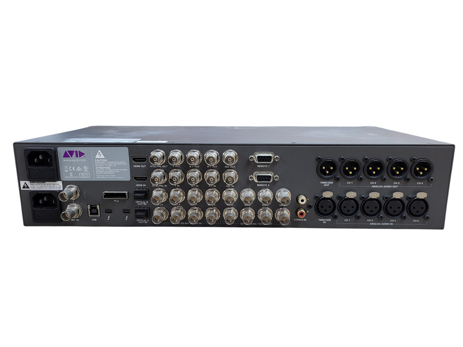 Avid Artist DNxIO Blackmagic Video I/O Interface 12G-SDI 4K Thunderbolt