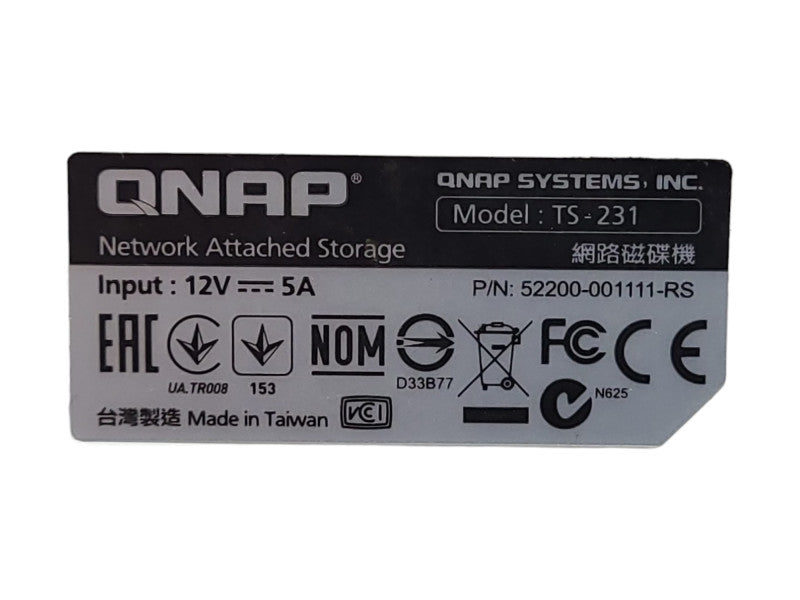 QNAP TS-231 2-Bay NAS Server w/ 2x 4TB 3.5\\"HDDs