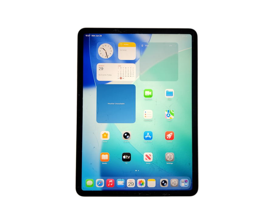 Apple iPad Pro 4th Gen 11-inch- 256GB - Silver [A2759 | C] - cracked screen