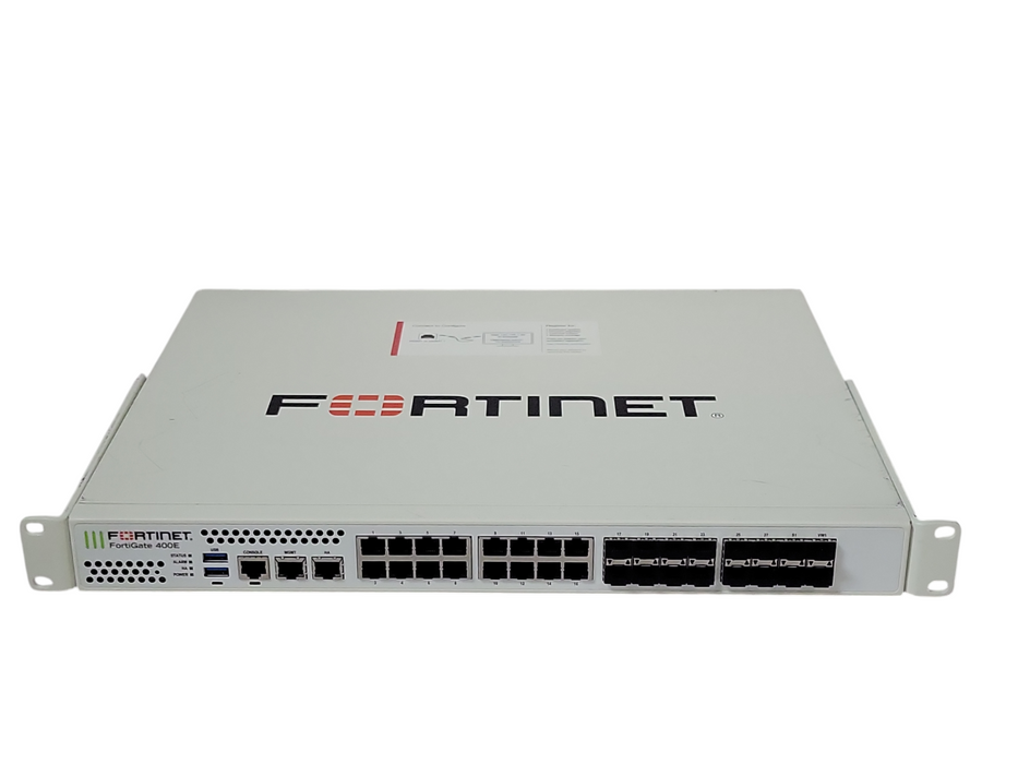 Fortinet FortiGate FG-400E Network Security appliance, 1x PSU, READ