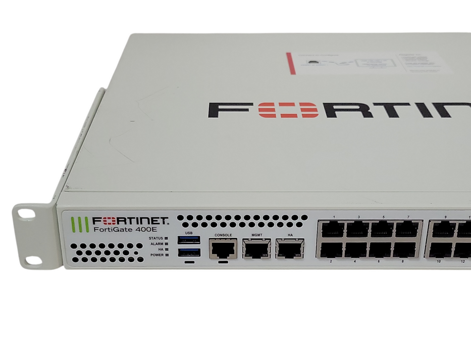 Fortinet FortiGate FG-400E Network Security appliance, 1x PSU, READ