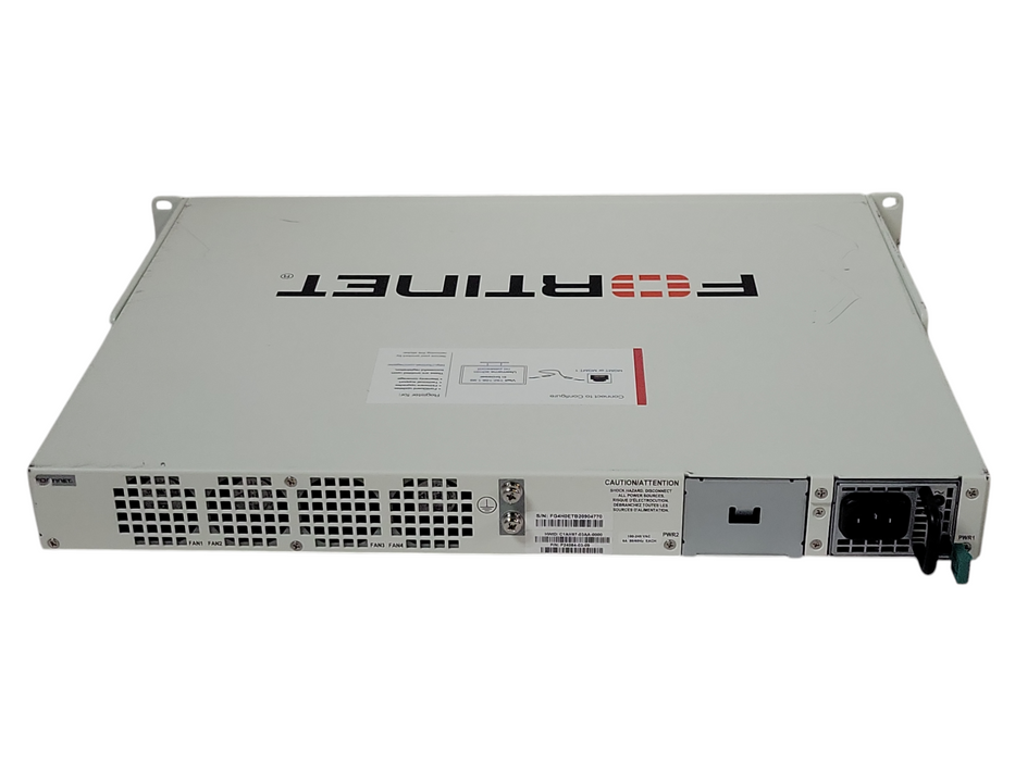 Fortinet FortiGate FG-400E Network Security appliance, 1x PSU, READ