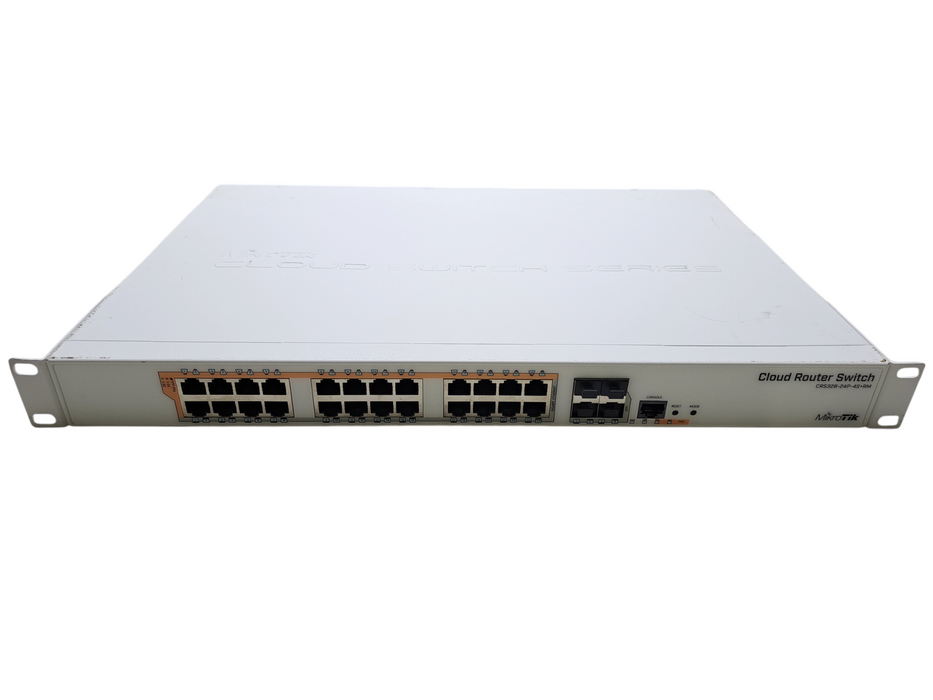 MIKROTIK CRS328-24P-4S+RM | 28-Port Gigabit PoE+ L2/L3 Switch/Router 10GSFP+