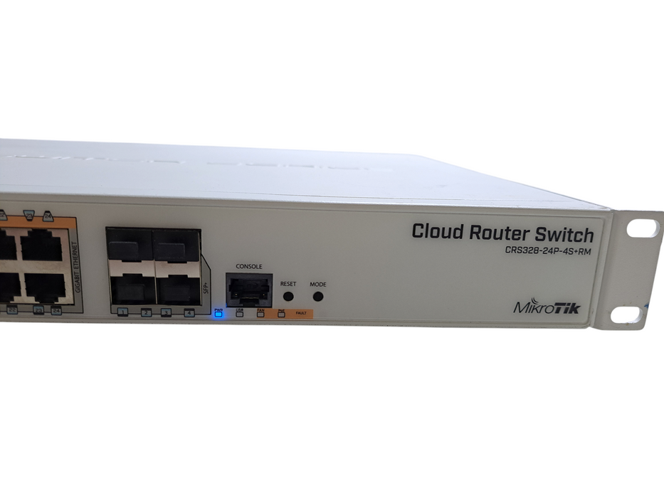 MIKROTIK CRS328-24P-4S+RM | 28-Port Gigabit PoE+ L2/L3 Switch/Router 10GSFP+