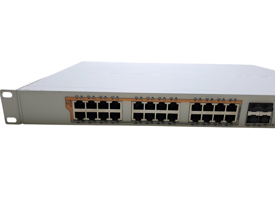 MIKROTIK CRS328-24P-4S+RM | 28-Port Gigabit PoE+ L2/L3 Switch/Router 10GSFP+