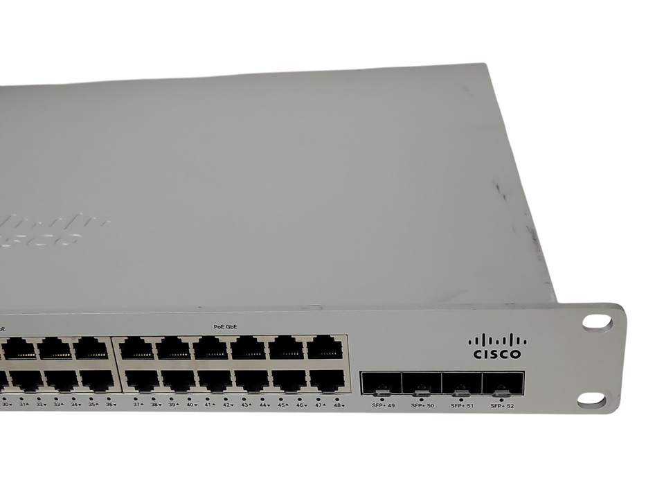 Cisco Meraki MS225-48FP-HW 48-Port PoE Ethernet Switch Unclaimed