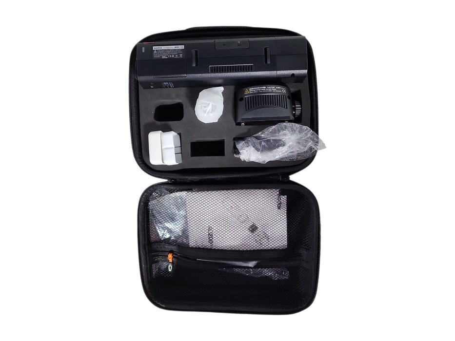 Godox AD200 Pro II w/ Battery & H200JII, No Power Adapter & Charging cable