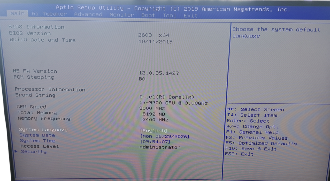 Custom PC | Intel i7-9700 @ 3.00GHz | 8GB DDR4 | 650W PSU | NO HDD/OS/GPU READ